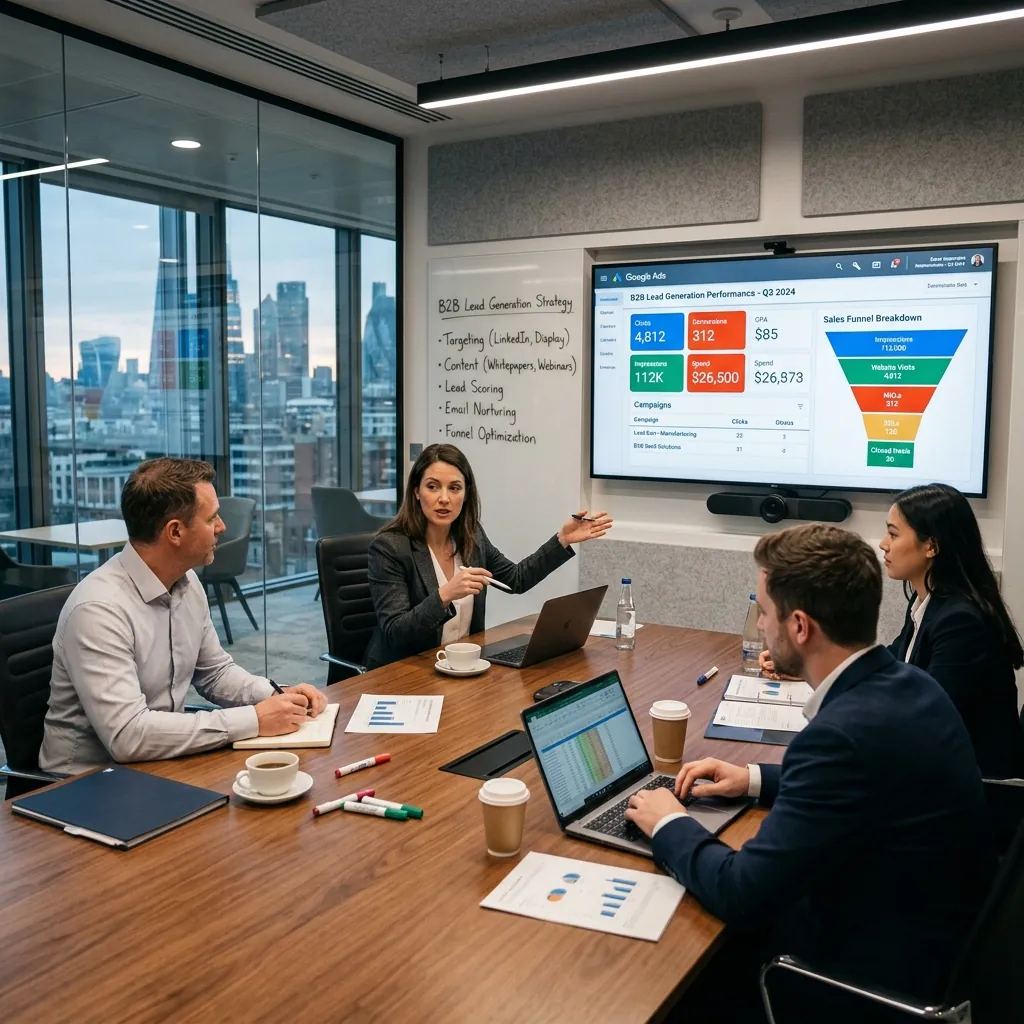 Geração de Leads B2B com Google Ads: Como Atrair Empresas que Pagam Mais