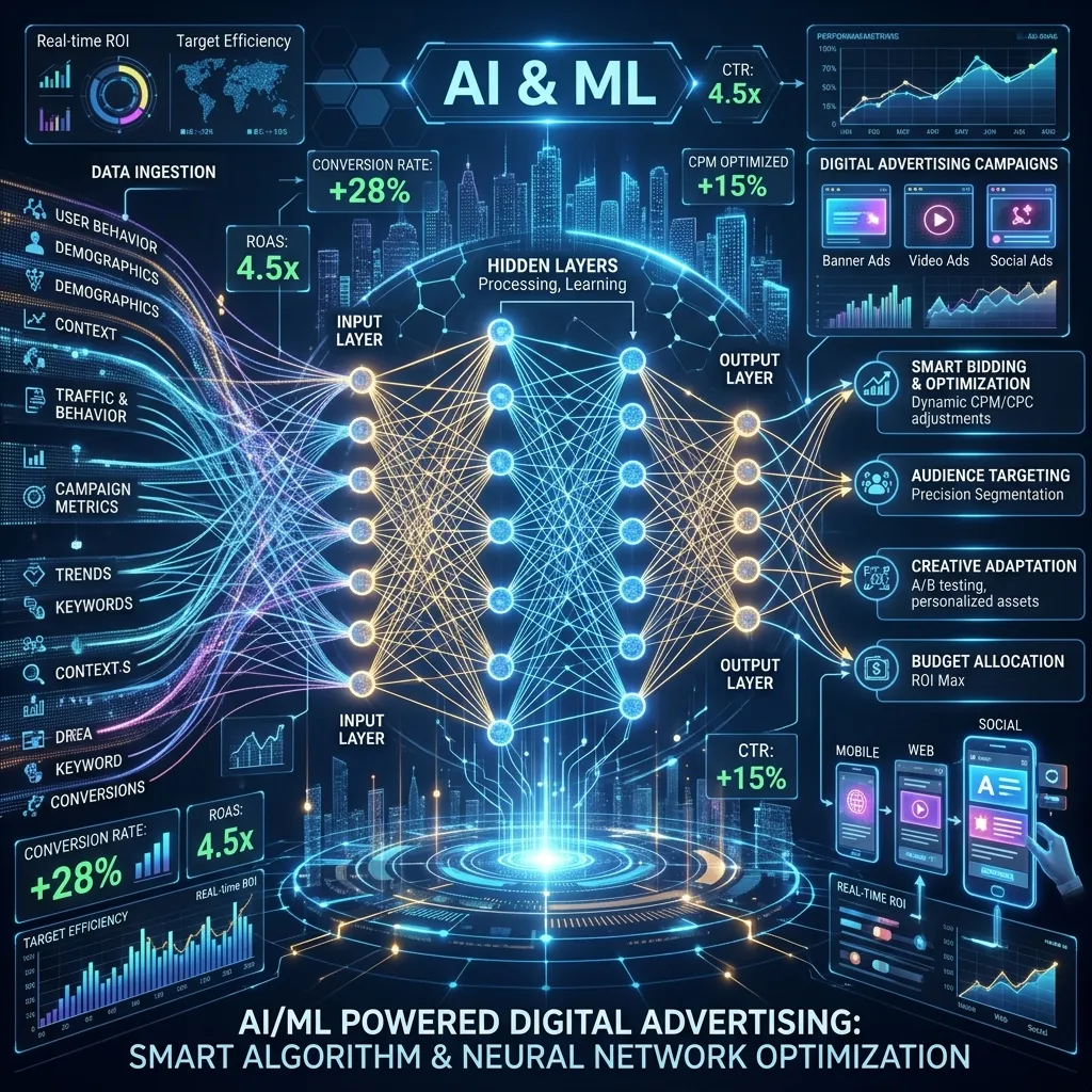 IA e machine learning no Google Ads e Meta Ads: o que você controla e o que deixar para o algoritmo