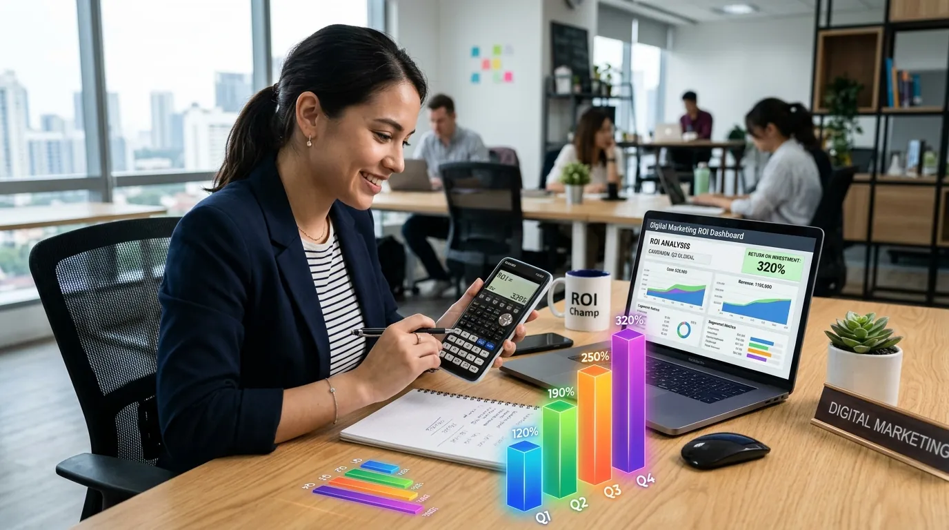 Como calcular o ROI do marketing digital: a fórmula que negócios locais precisam conhecer